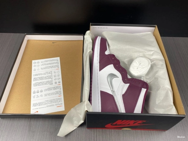 Bmlin Bordeaux OG Jordan 1 555088-611 High Air 0806